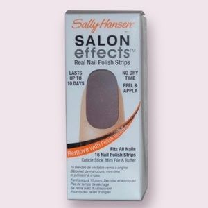 Sally Hansen Salon Effects -670 Debu-taunt (Brown)  Nail Polish Strips